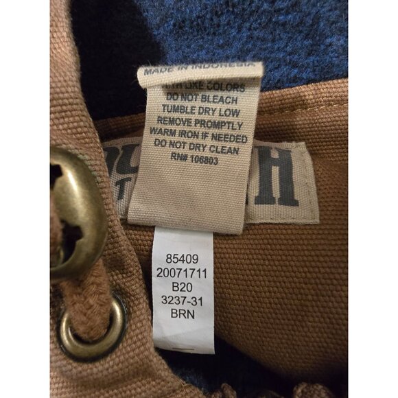 Duluth Trading Co Canvas Heavy Coat Mens XXL Brown Field Barn Chore Workwear - Picture 8 of 14